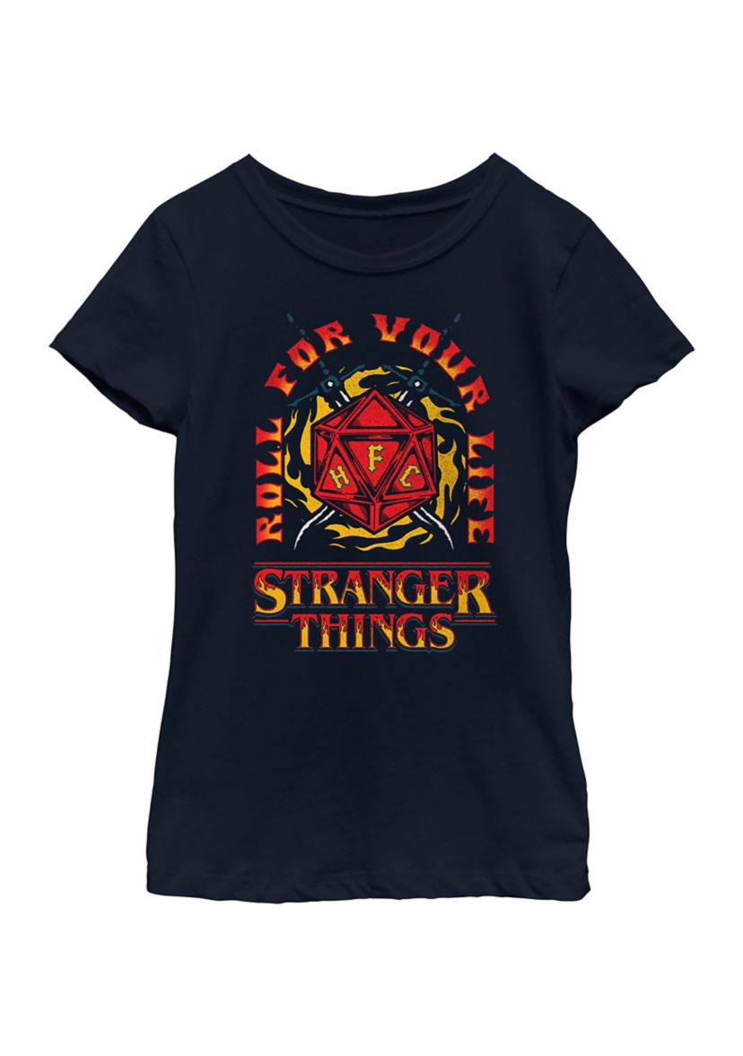 Fire And Dice Graphic T-Shirt