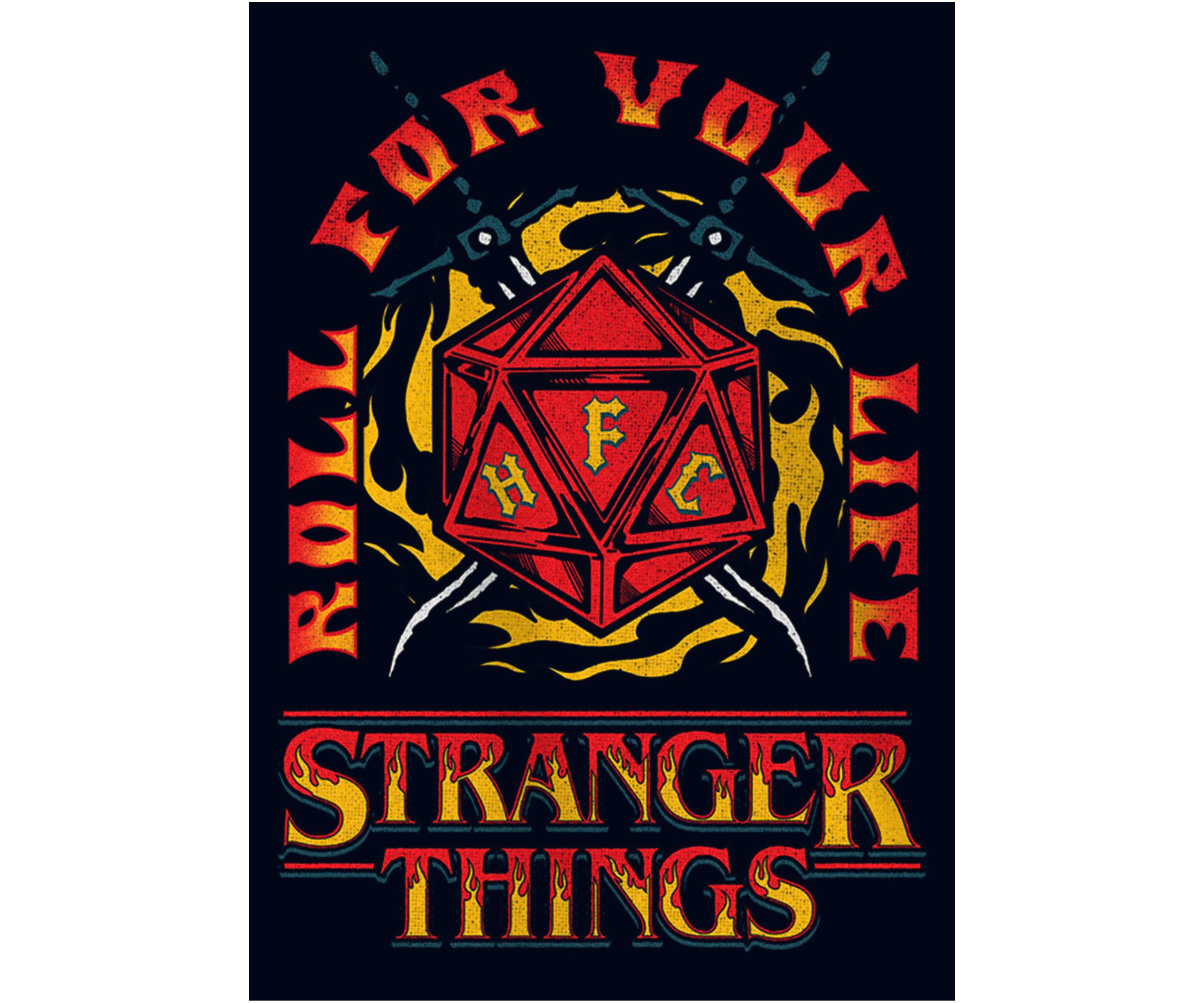 Fire And Dice Graphic T-Shirt