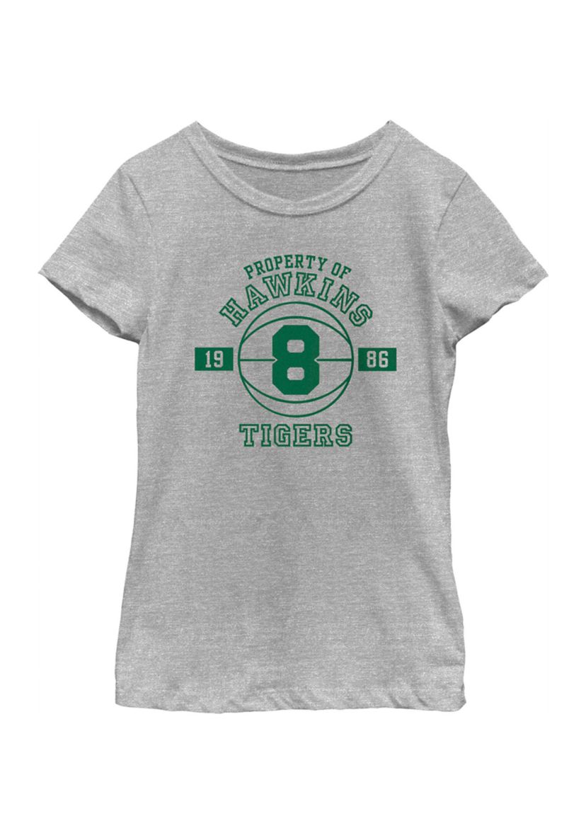 Property Of Hawkins Tigers8 Graphic T-Shirt