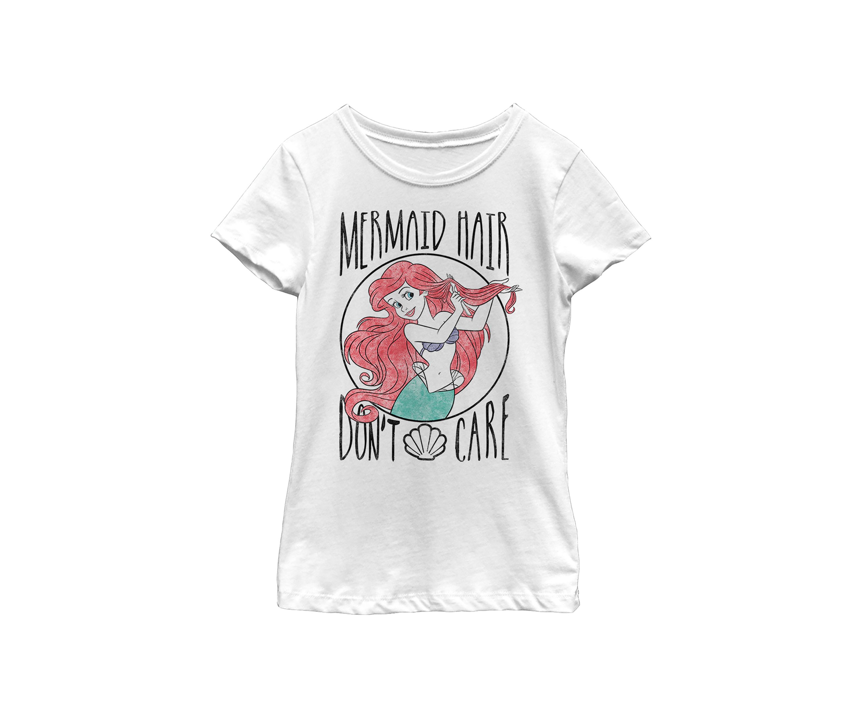 Girls 4-6x Mermaid Hair Top