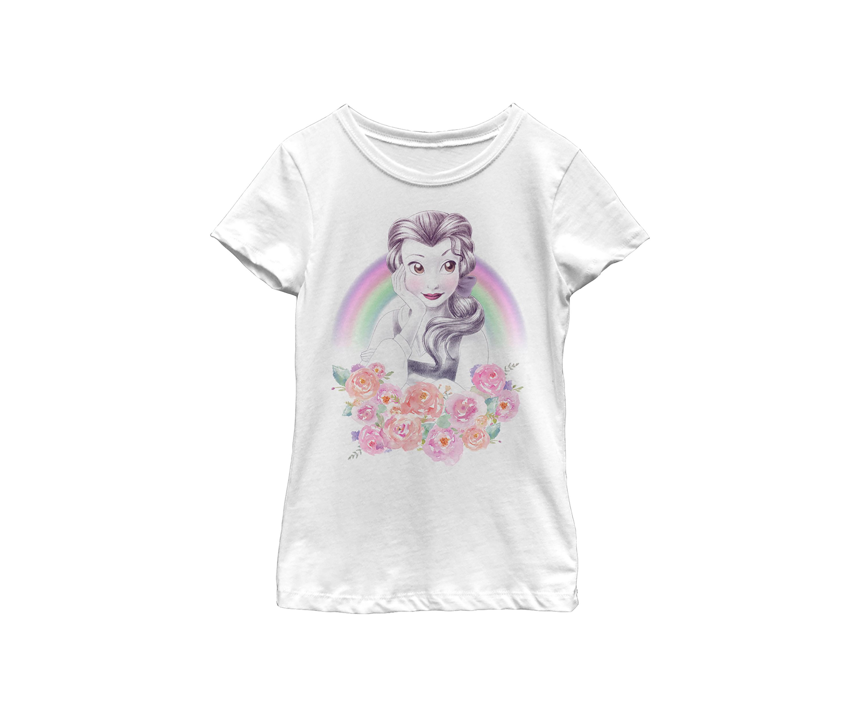 Girls 4-6x Floral Belle Graphic T-Shirt