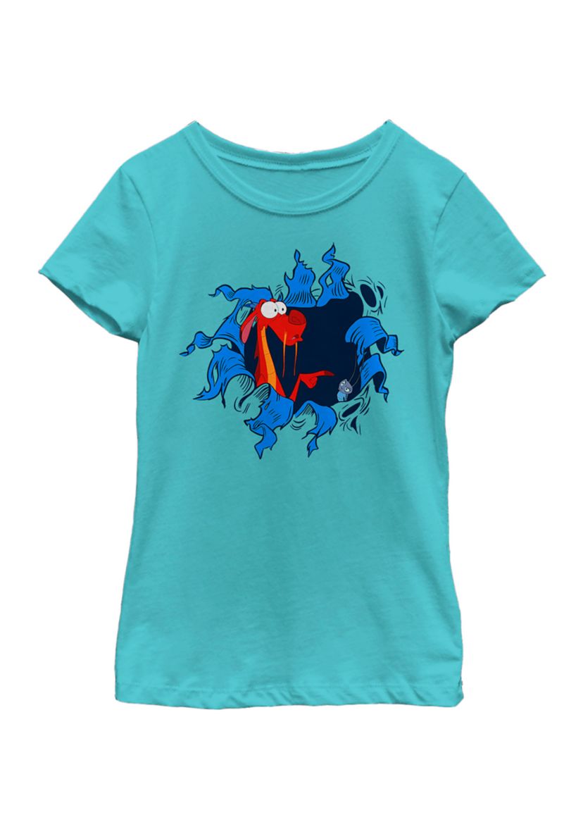 Girls 4-6x  Oh Mushu Graphic T-Shirt