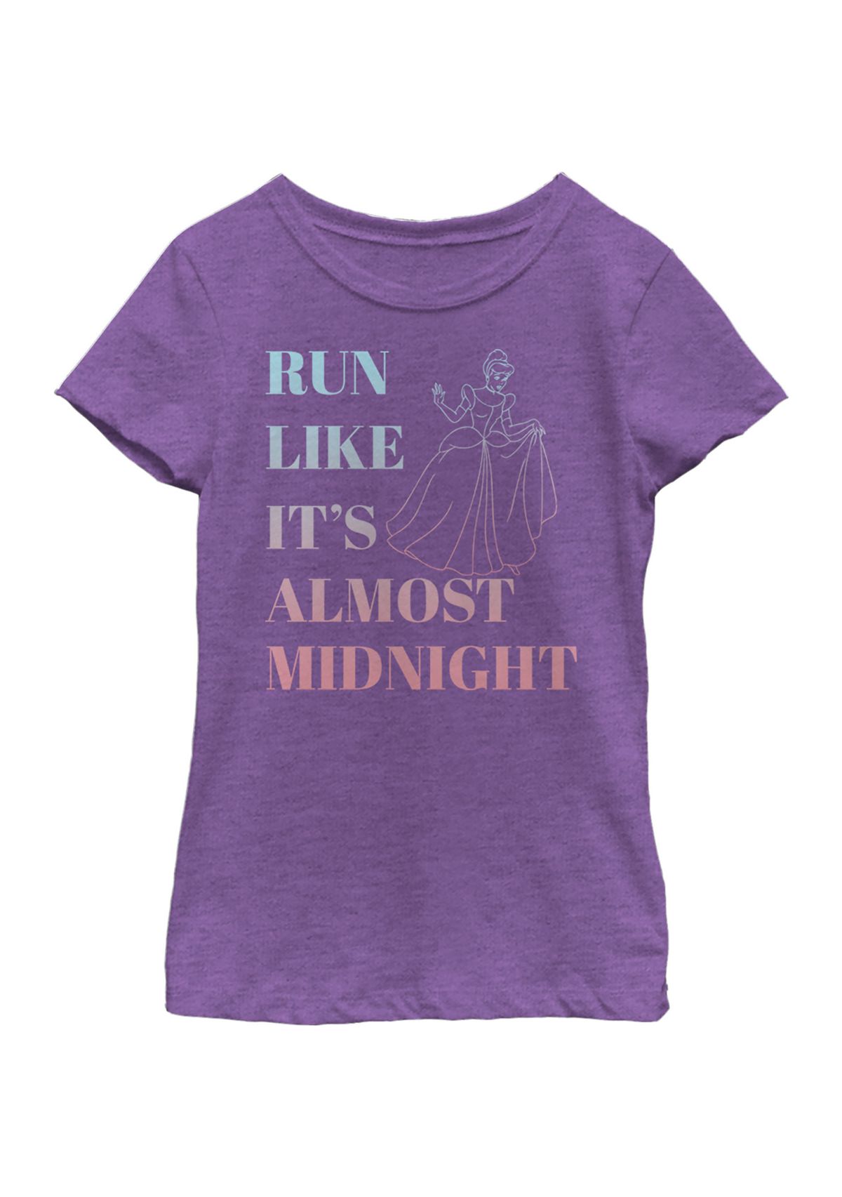 Girls 4-6x  Run Like Its Almost Midnight Graphic Top