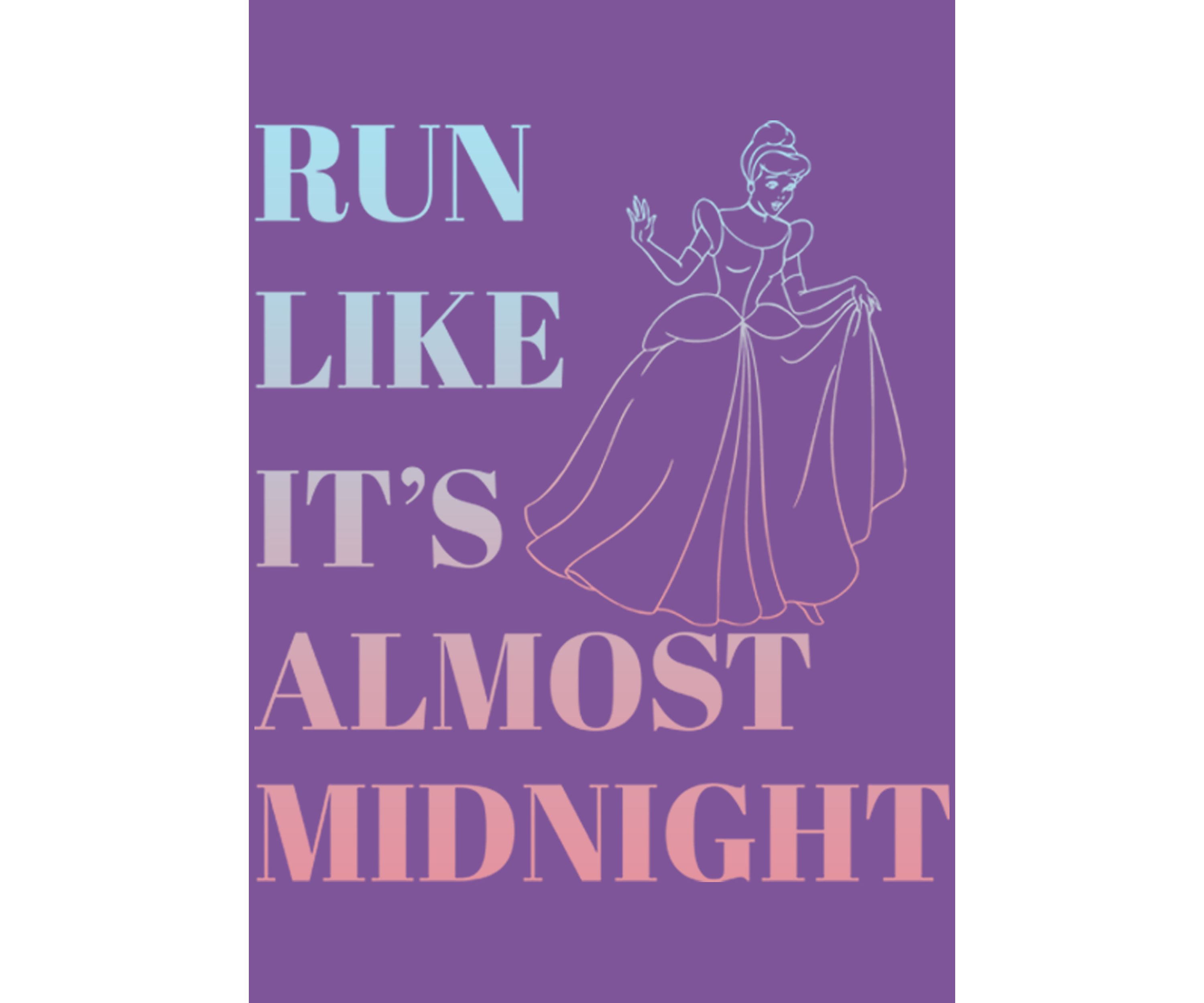 Girls 4-6x  Run Like Its Almost Midnight Graphic Top