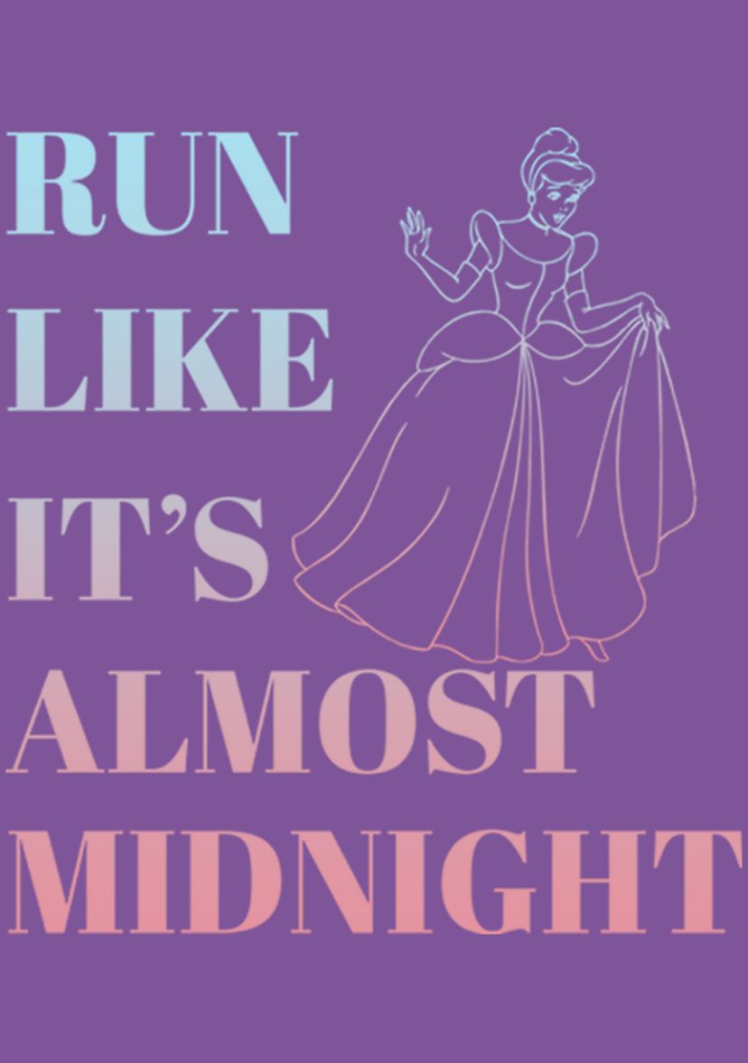 Girls 4-6x  Run Like Its Almost Midnight Graphic Top