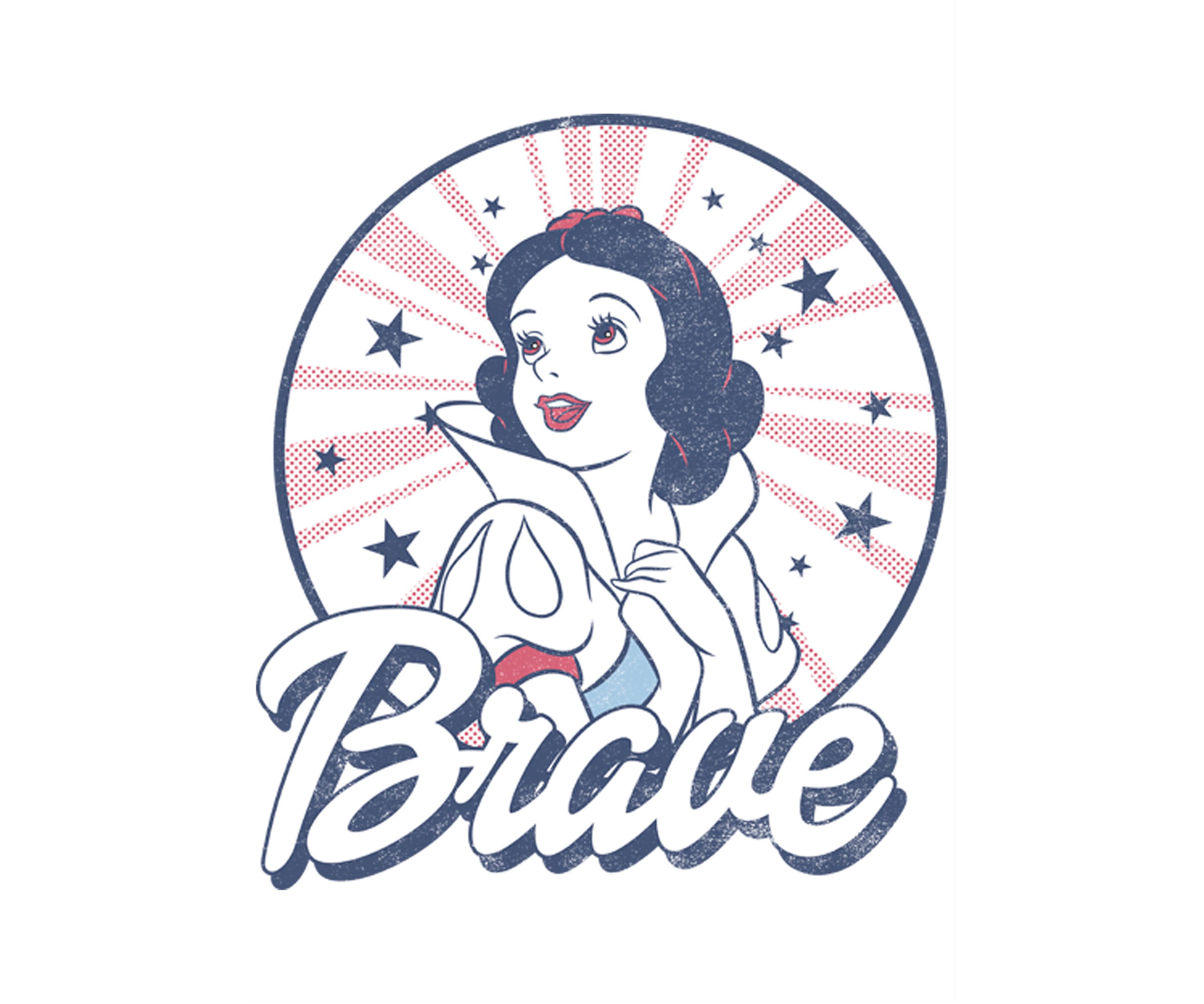 Girls 46x Disney Princess Snow White Americana Graphic Top