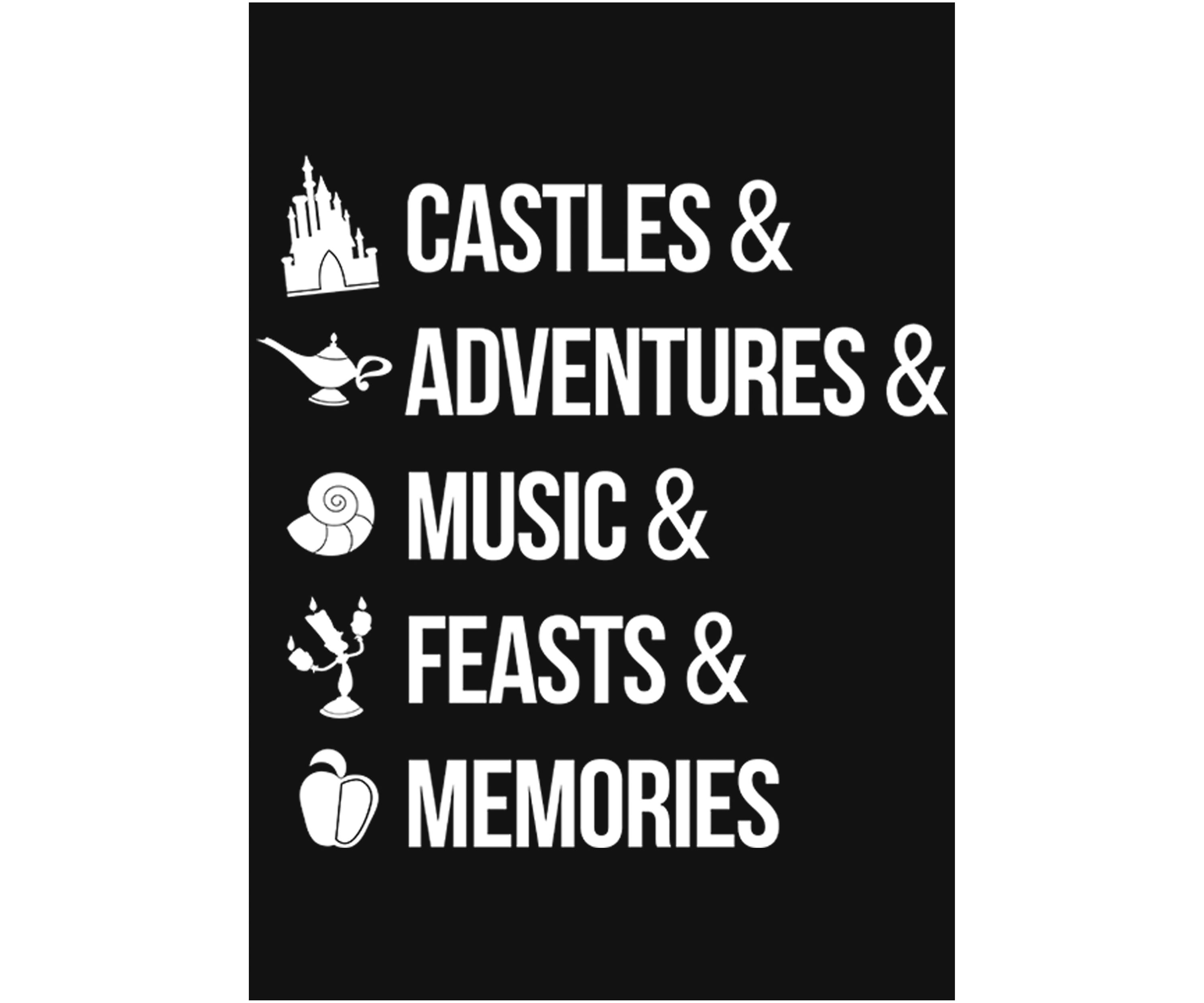 Girls 46x Disney Princess Just Disney Things Graphic Top