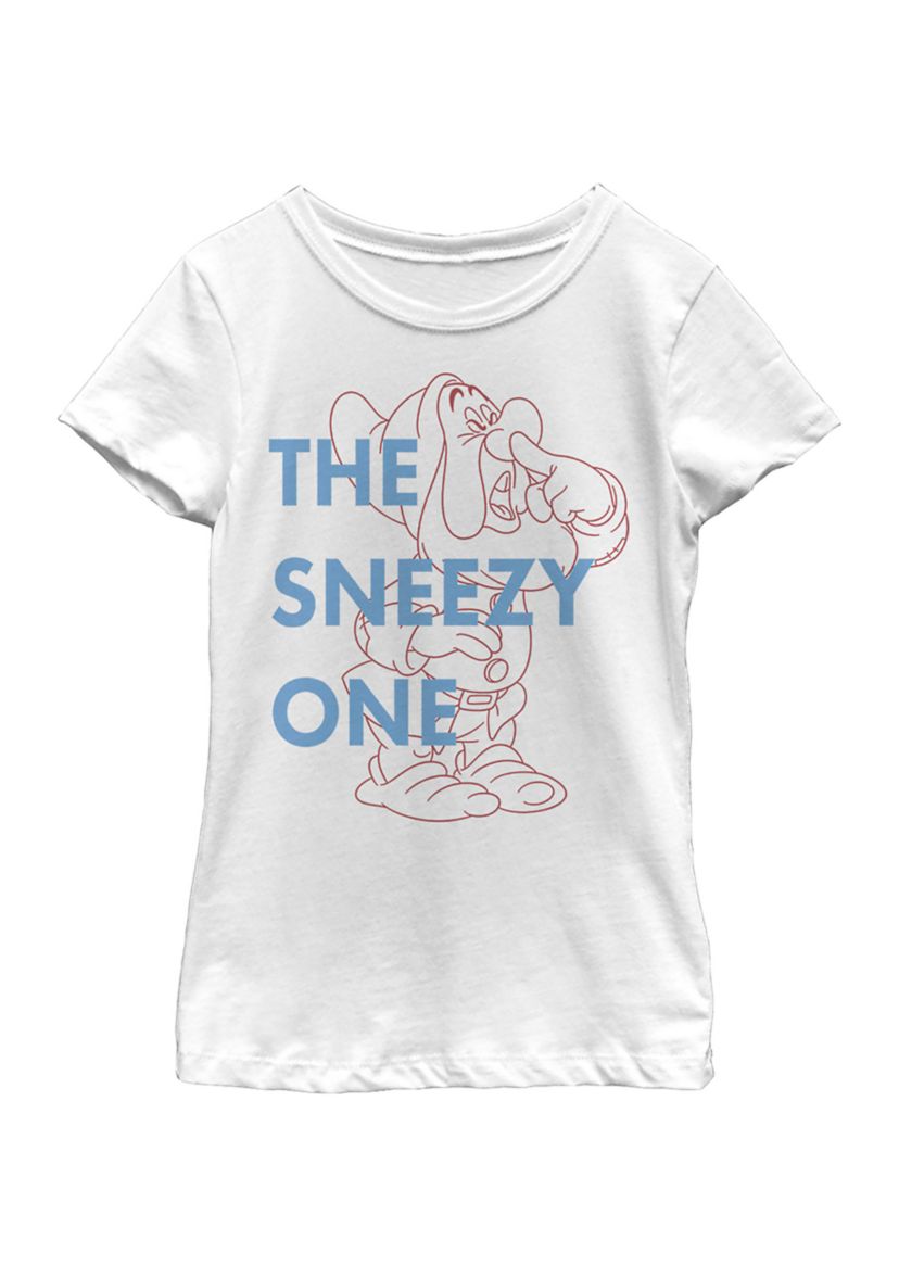 Girls 4-6x One Sneezy Dwarf Top