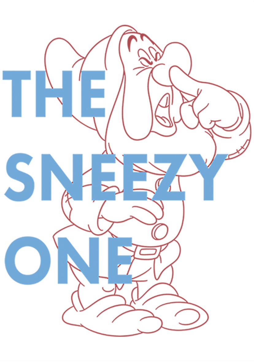 Girls 4-6x One Sneezy Dwarf Top