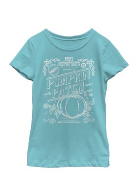 Girls 46x Disney Princess Midnight Pumpkin Patch Graphic Top, Blue
