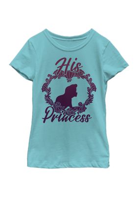 Girls 46x Disney Princess His Princess Graphic Top, Blue