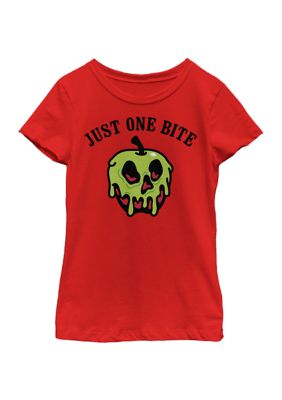 Girls 46x Disney Princess One Bite Graphic Top, Red