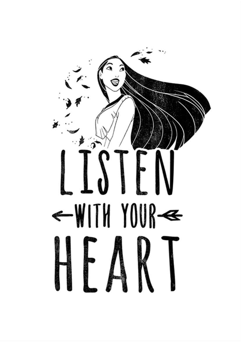 Girls 4-6x Listen With Your Heart Pocahontas Top