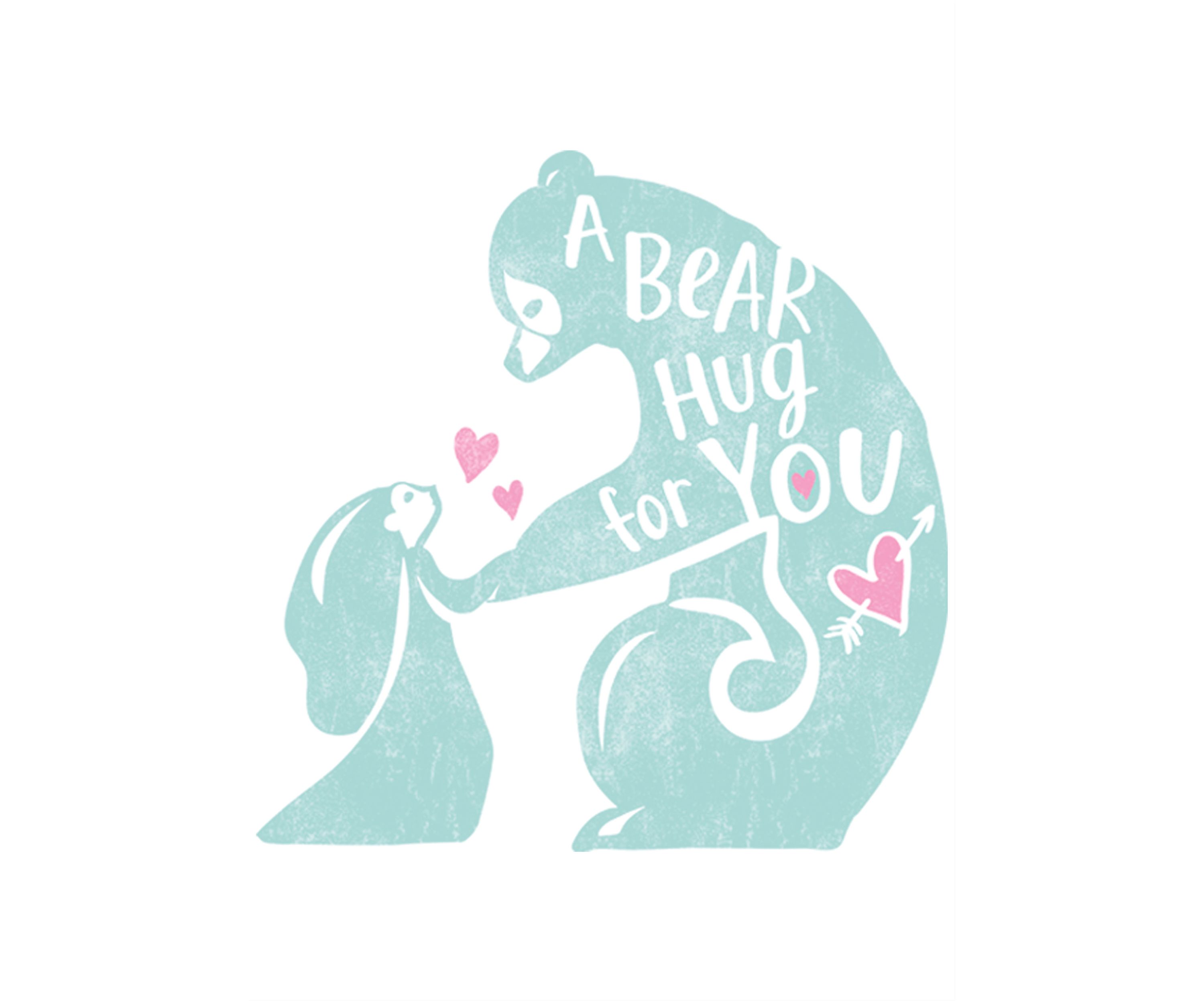 Girls 4-6x Wee Bear Hug Top