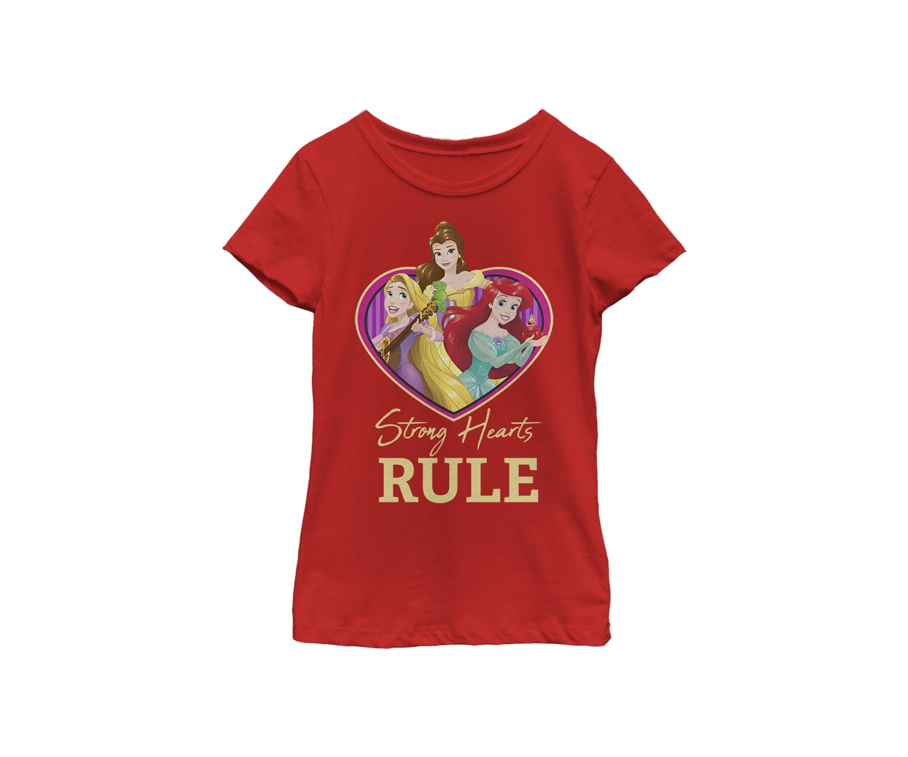 Girls 4-6x Strong Hearts Rule Top