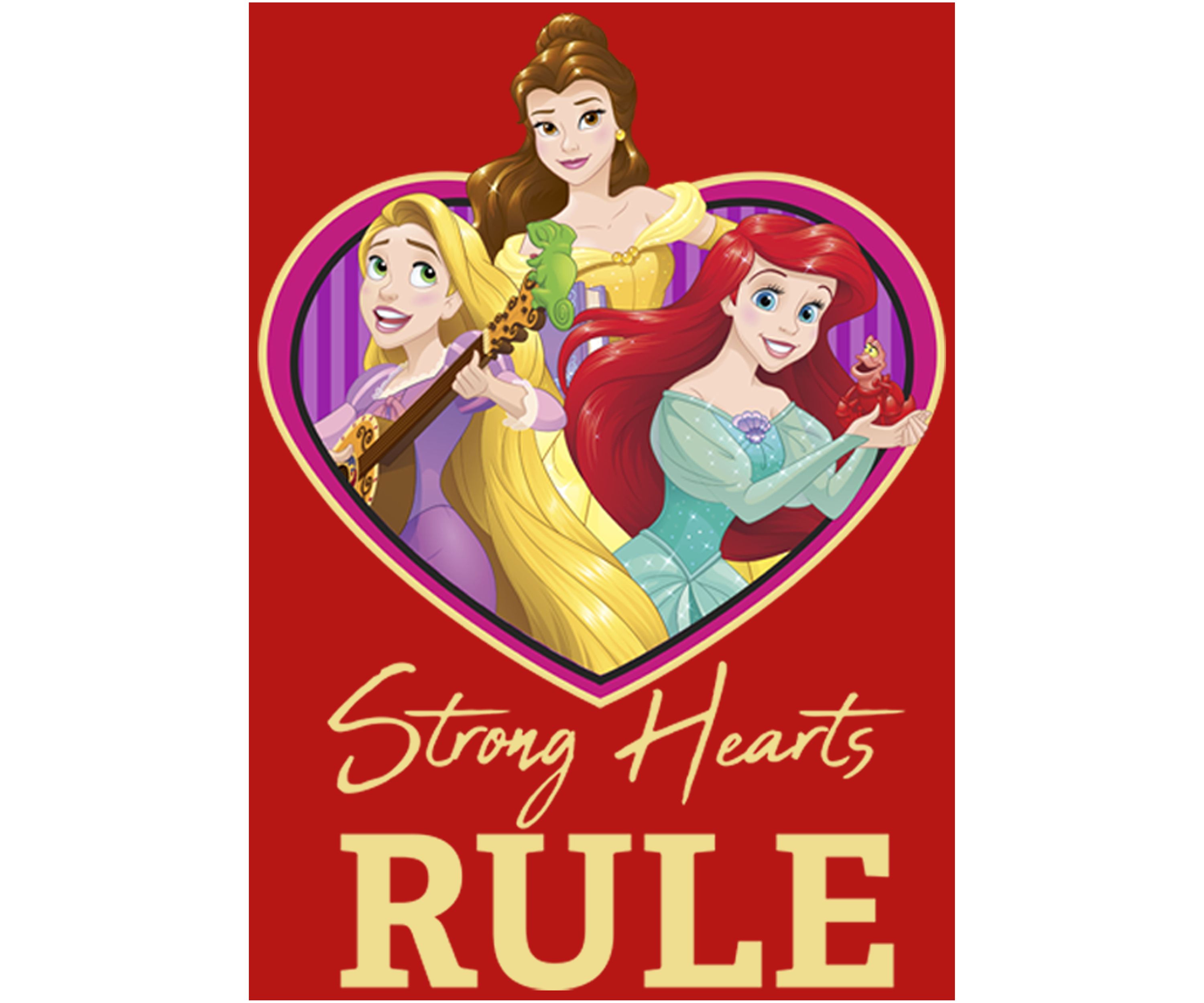 Girls 4-6x Strong Hearts Rule Top