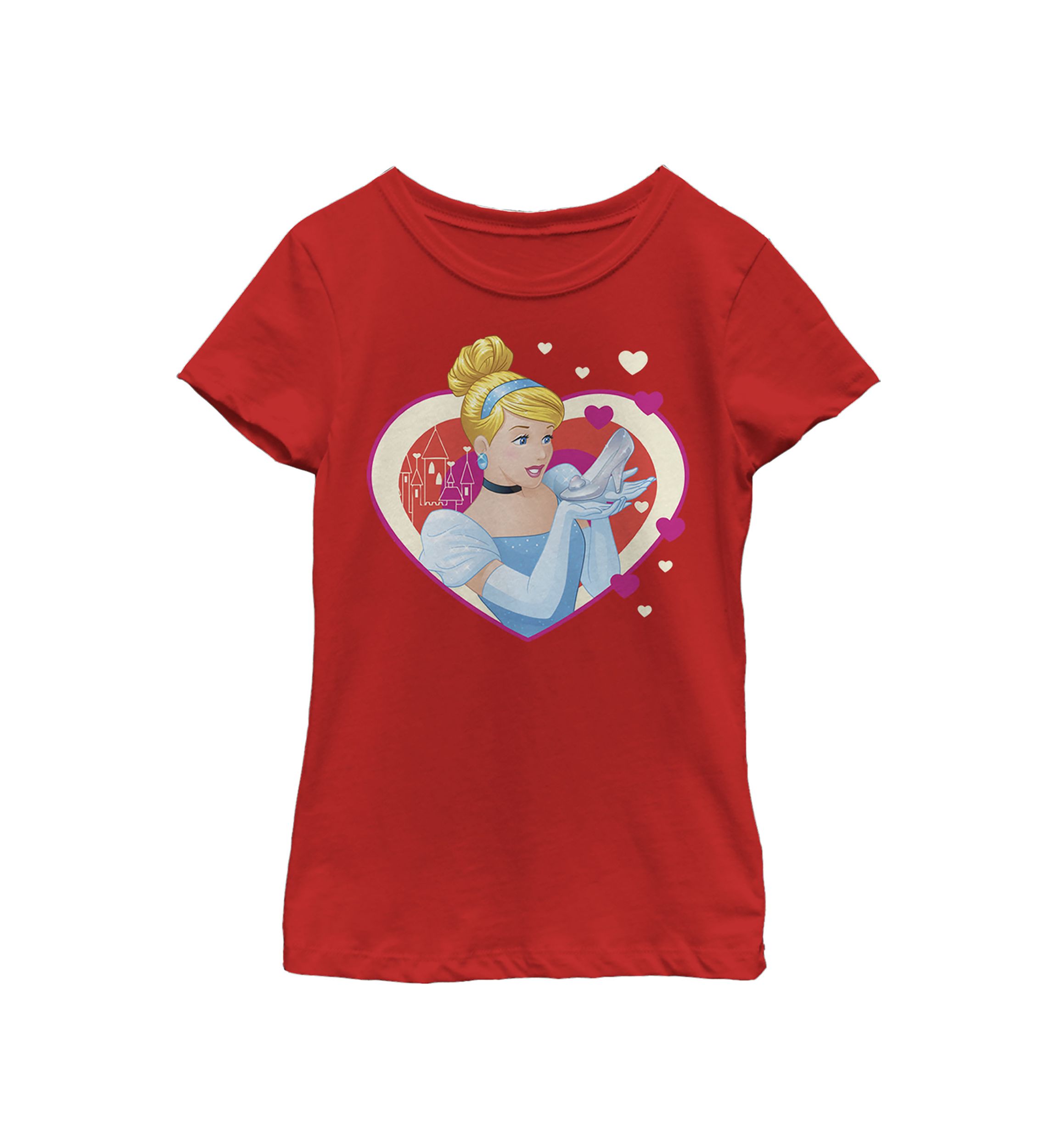 Girls 4-6x Cinderella Hearts Top