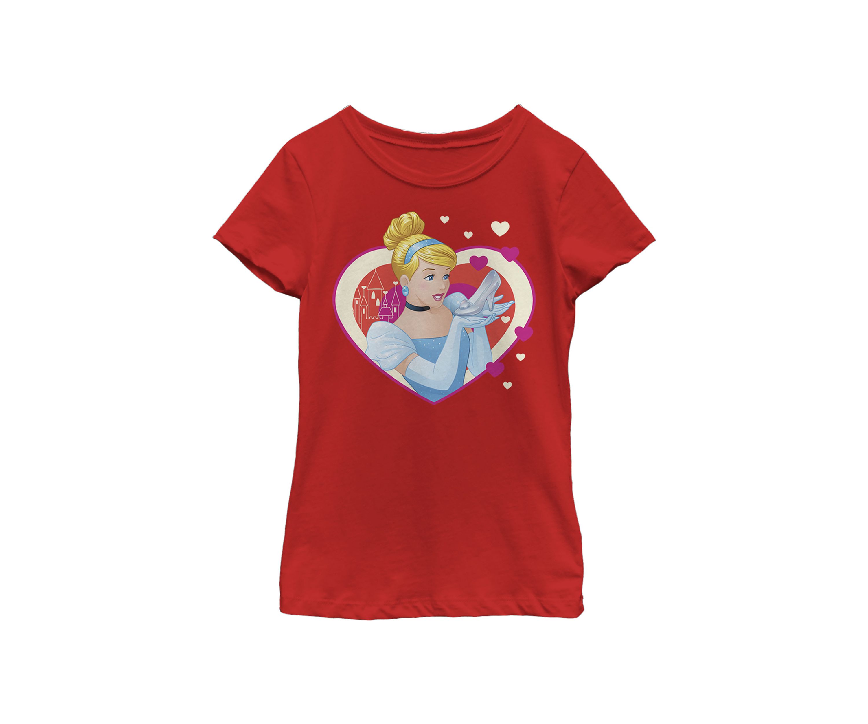 Girls 4-6x Cinderella Hearts Top