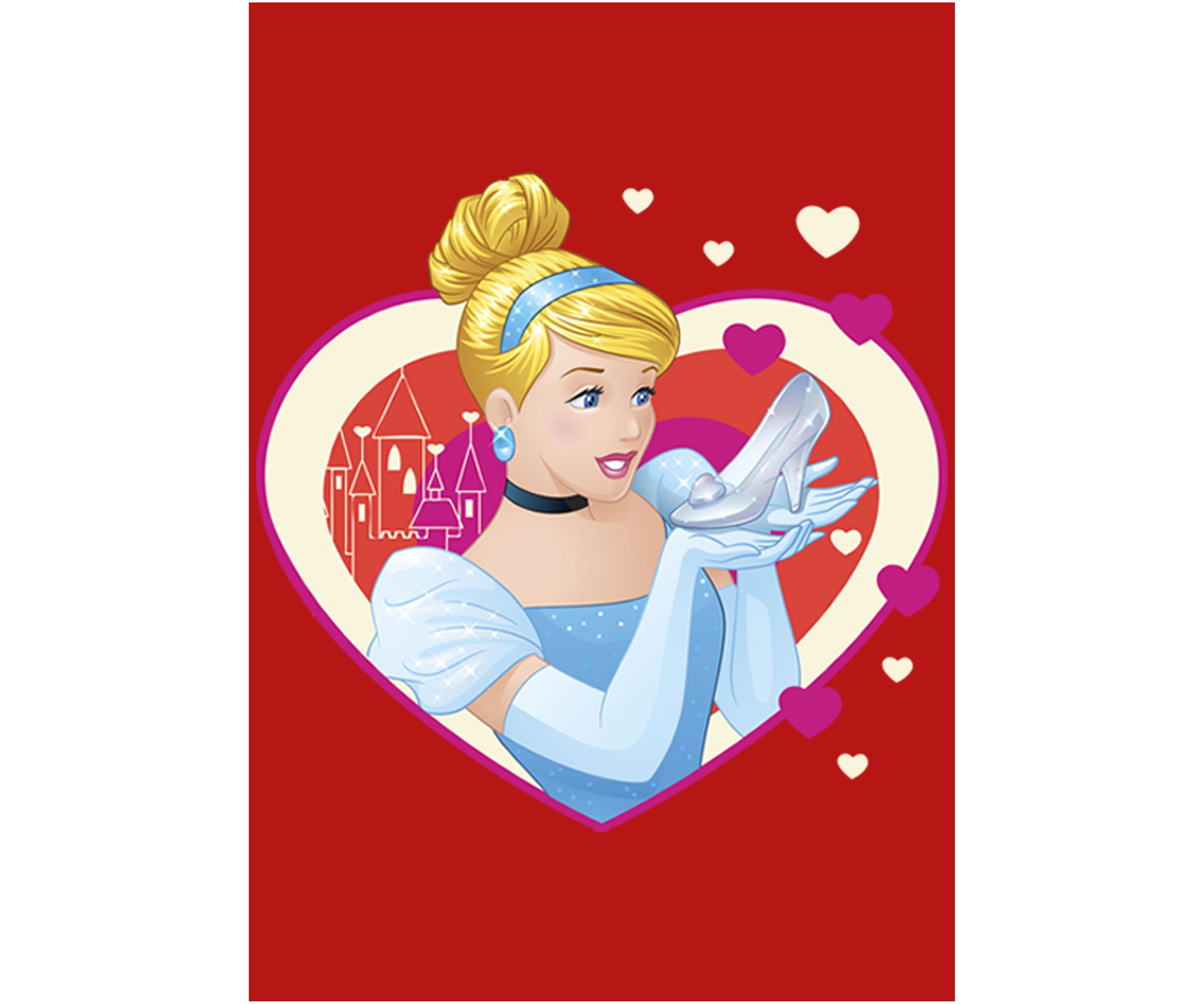 Girls 4-6x Cinderella Hearts Top