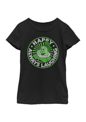 Girls 46x Disney Princess About Happy Round Graphic Top