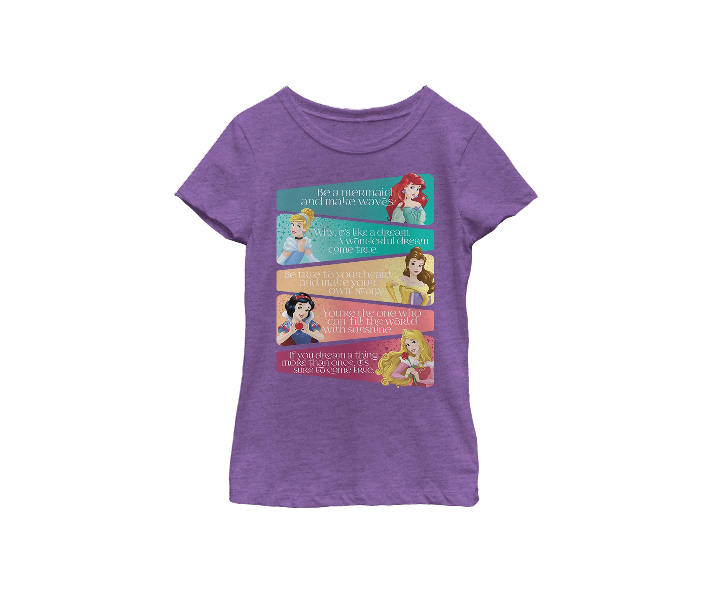Girls 4-6x  Princess Adjectives Graphic T-Shirt
