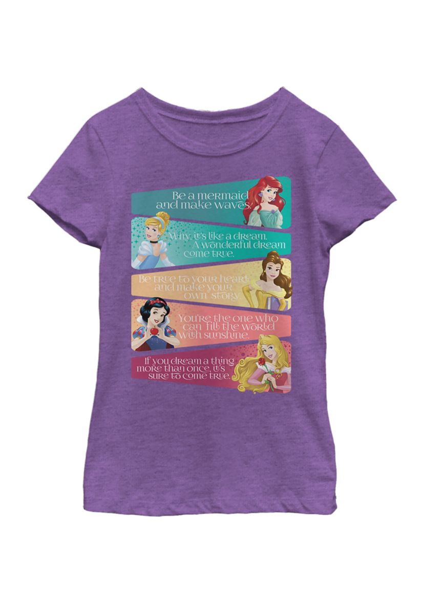 Girls 4-6x  Princess Adjectives Graphic T-Shirt