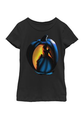 Disney Princess Girls 4-6x Cinderella Pumpkin Graphic T-Shirt, Black, Medium