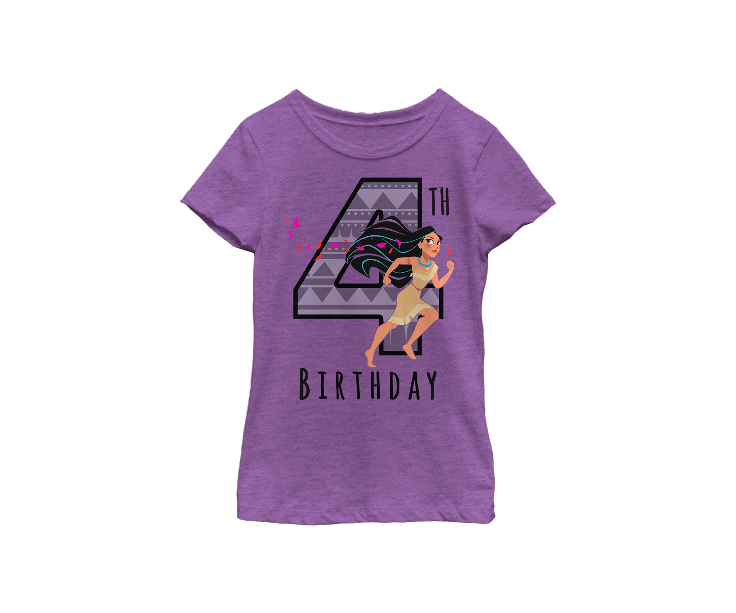 Girls 4-6x Poca Birthday 4 Graphic T-Shirt