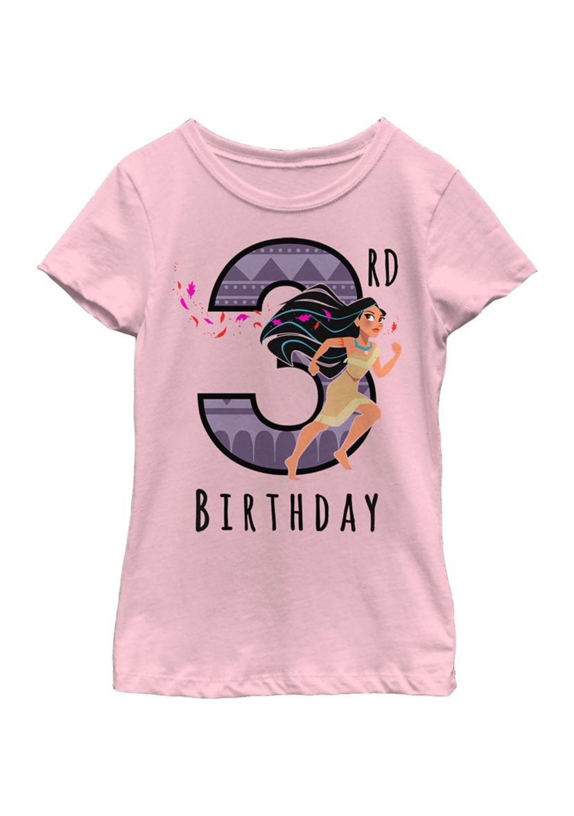 Girls 4-6x  Poca Birthday 3 Graphic T-Shirt