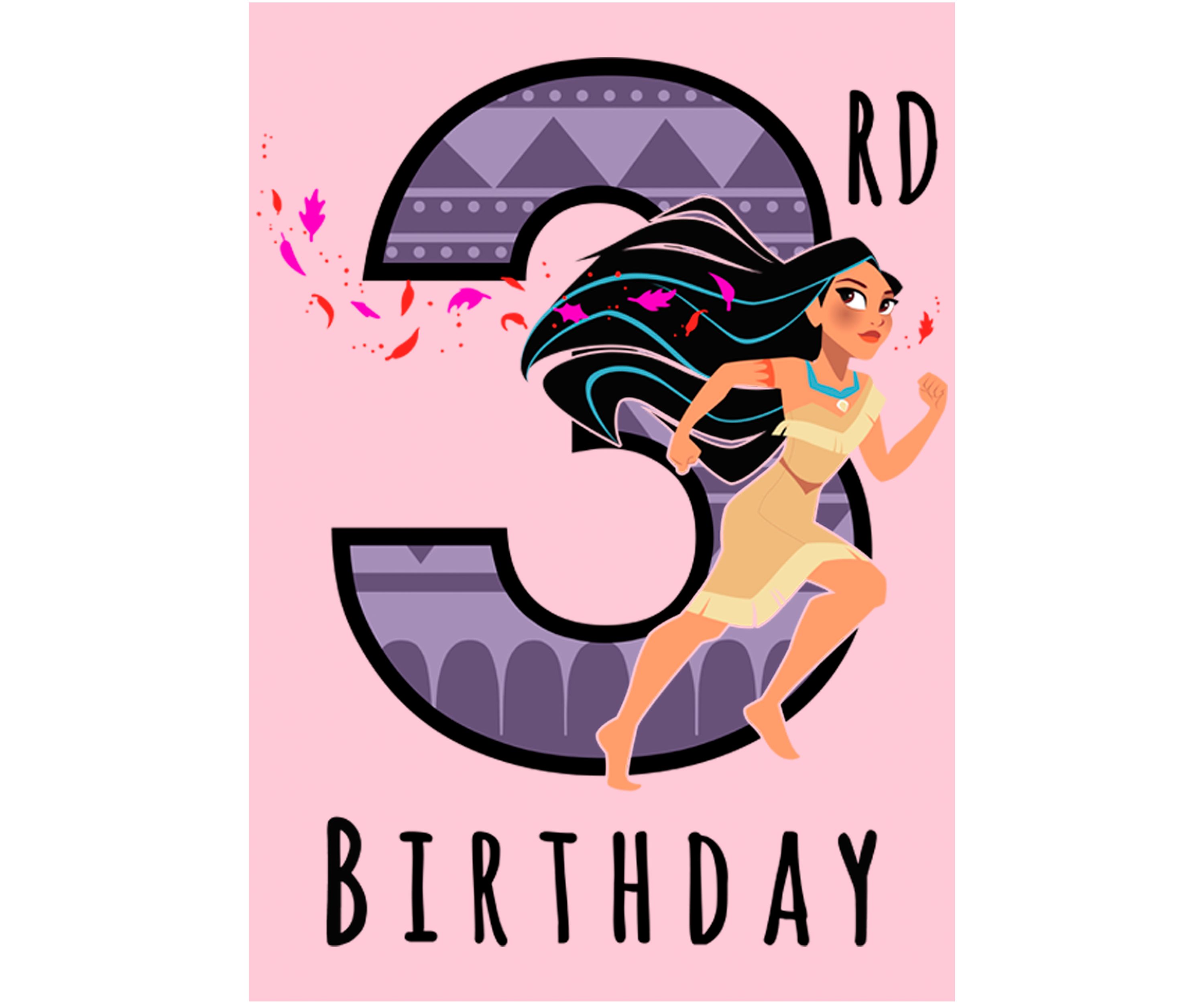 Girls 4-6x  Poca Birthday 3 Graphic T-Shirt
