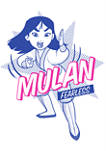 Girls 4-6x Mulan Pop Graphic T-Shirt