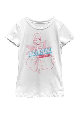 Disney Princess Girls 4-6x Cindy Pop Graphic T-Shirt, White, Medium