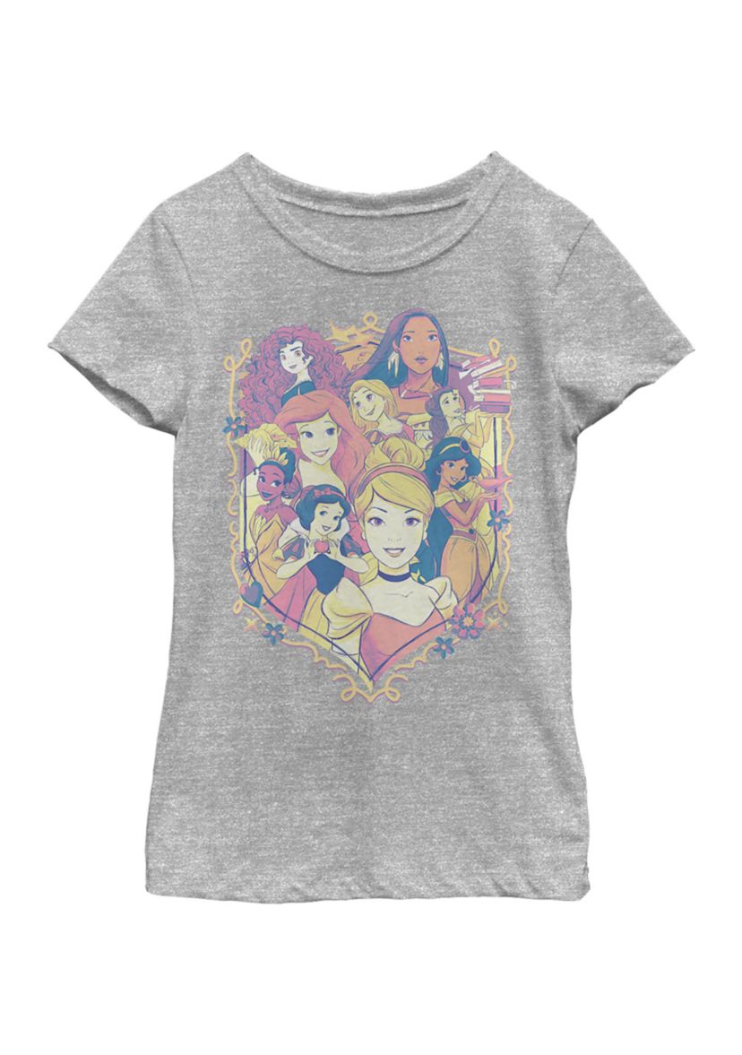 Girls 4-6x  Princess Shield Graphic T-Shirt