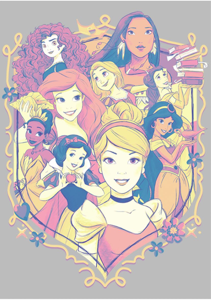 Girls 4-6x  Princess Shield Graphic T-Shirt