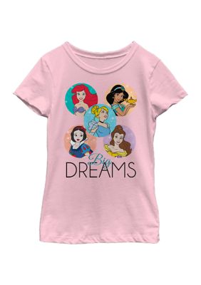 Disney Princess Girls 4 6x Dream Circles Graphic T Shirt Belk