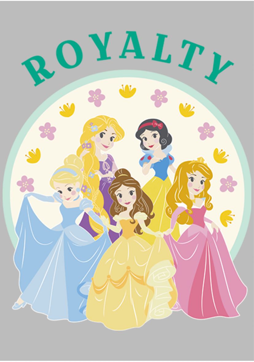 Girls 4-6x Chibi Princess Royalty Graphic T-Shirt