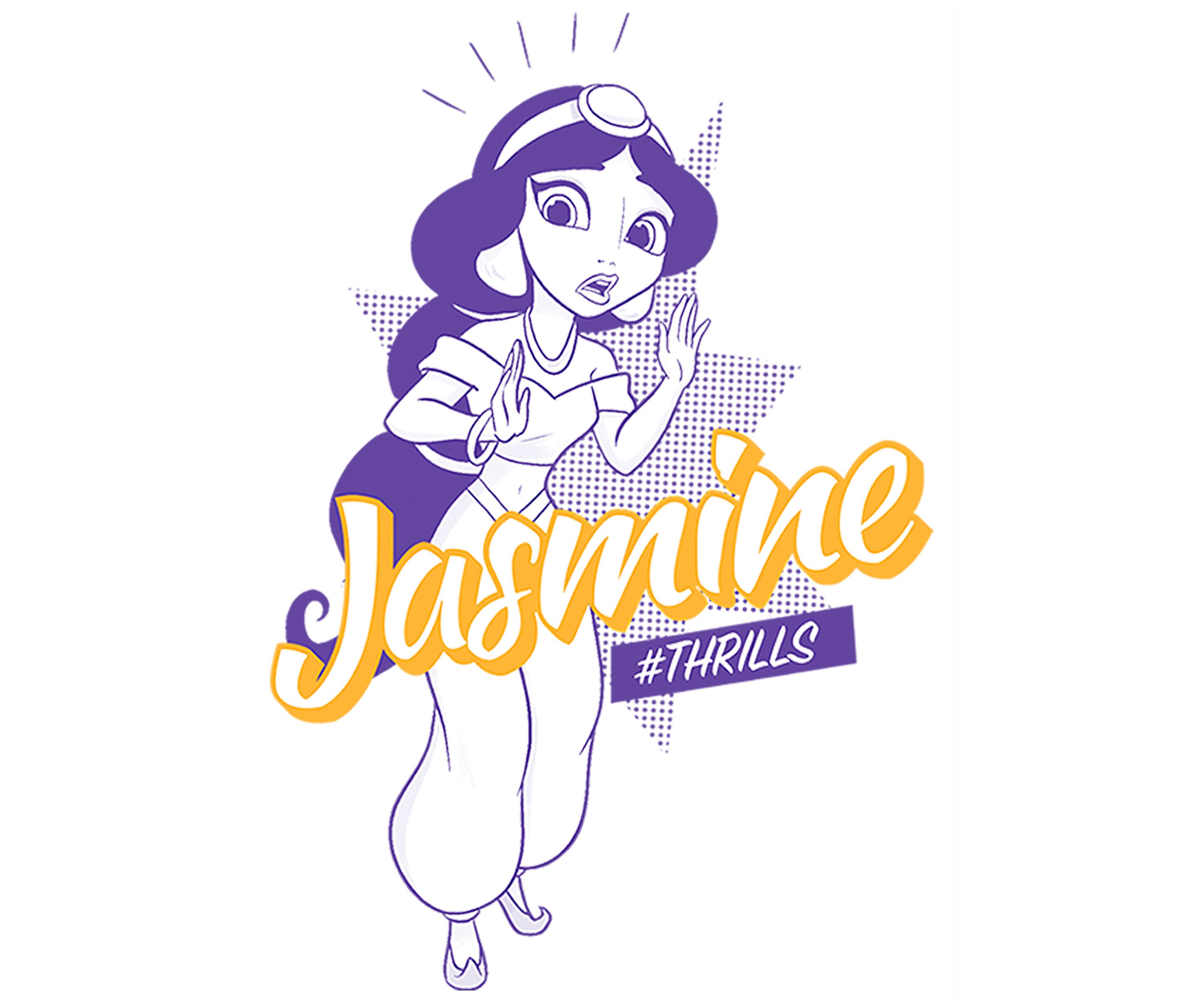 Girls 4-6x Jasmine Pop Graphic T-Shirt