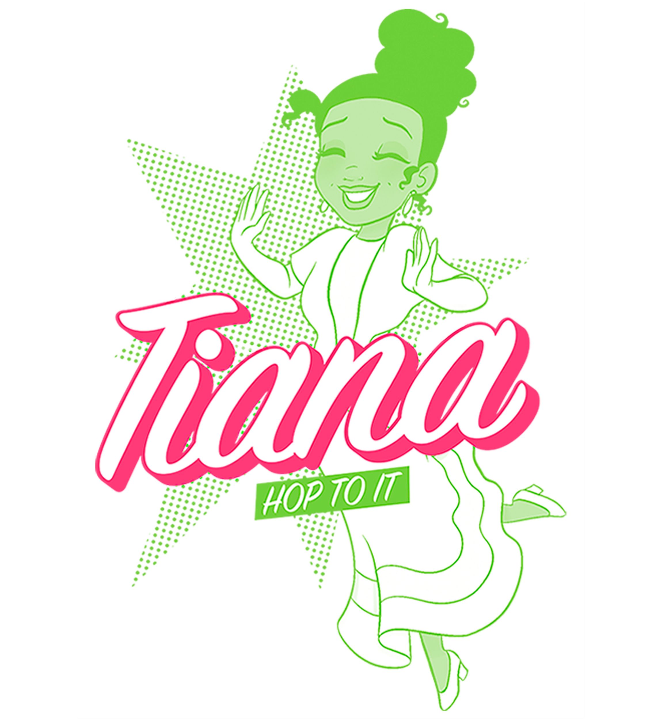 Girls 4-6x  Tiana Pop Graphic T-Shirt