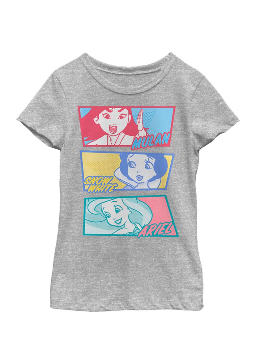 Girls 4-6x Panel Princess Graphic T-Shirt