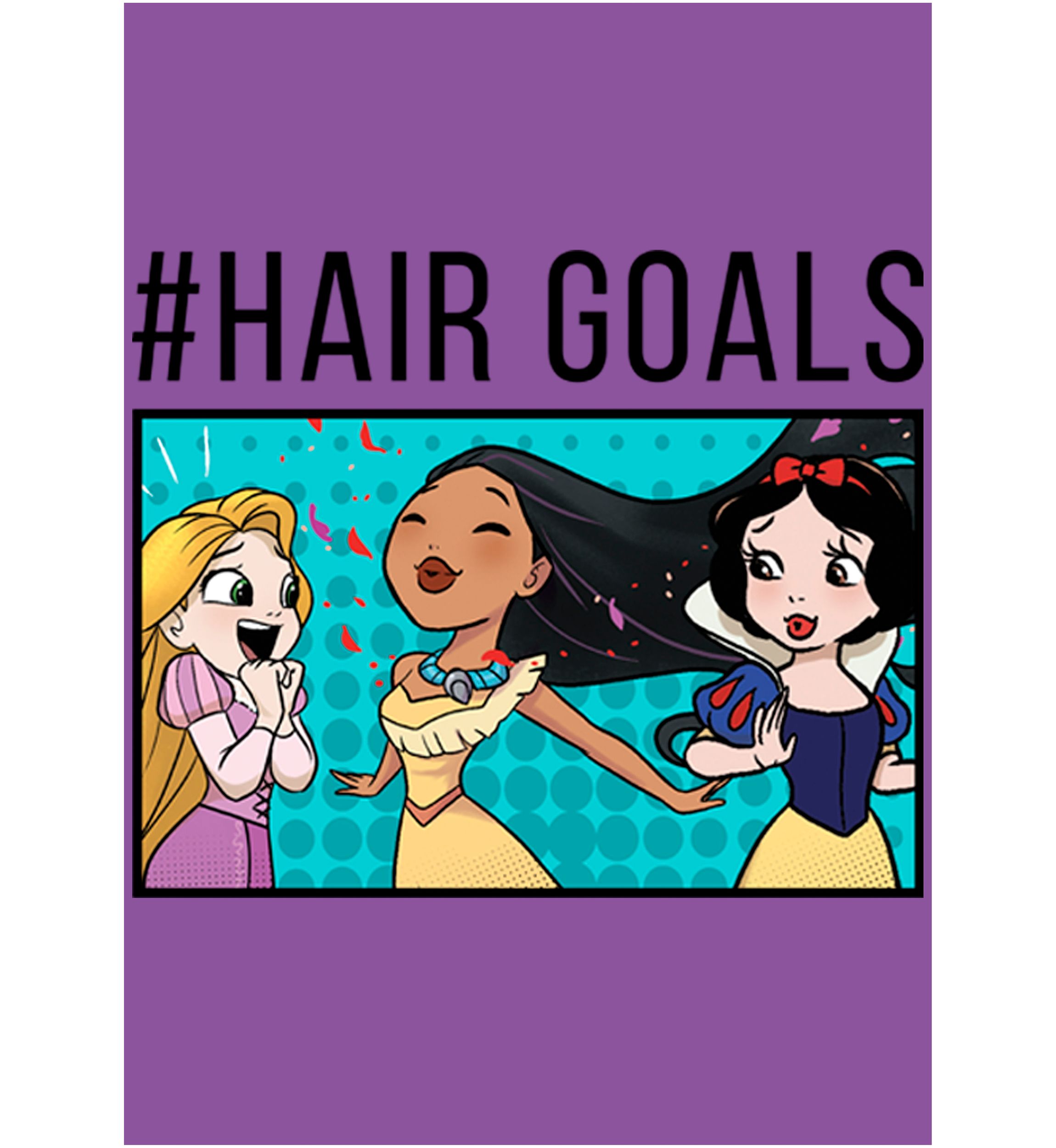 Girls 4-6x Hair Goals Comic Trio Graphic T-Shirt
