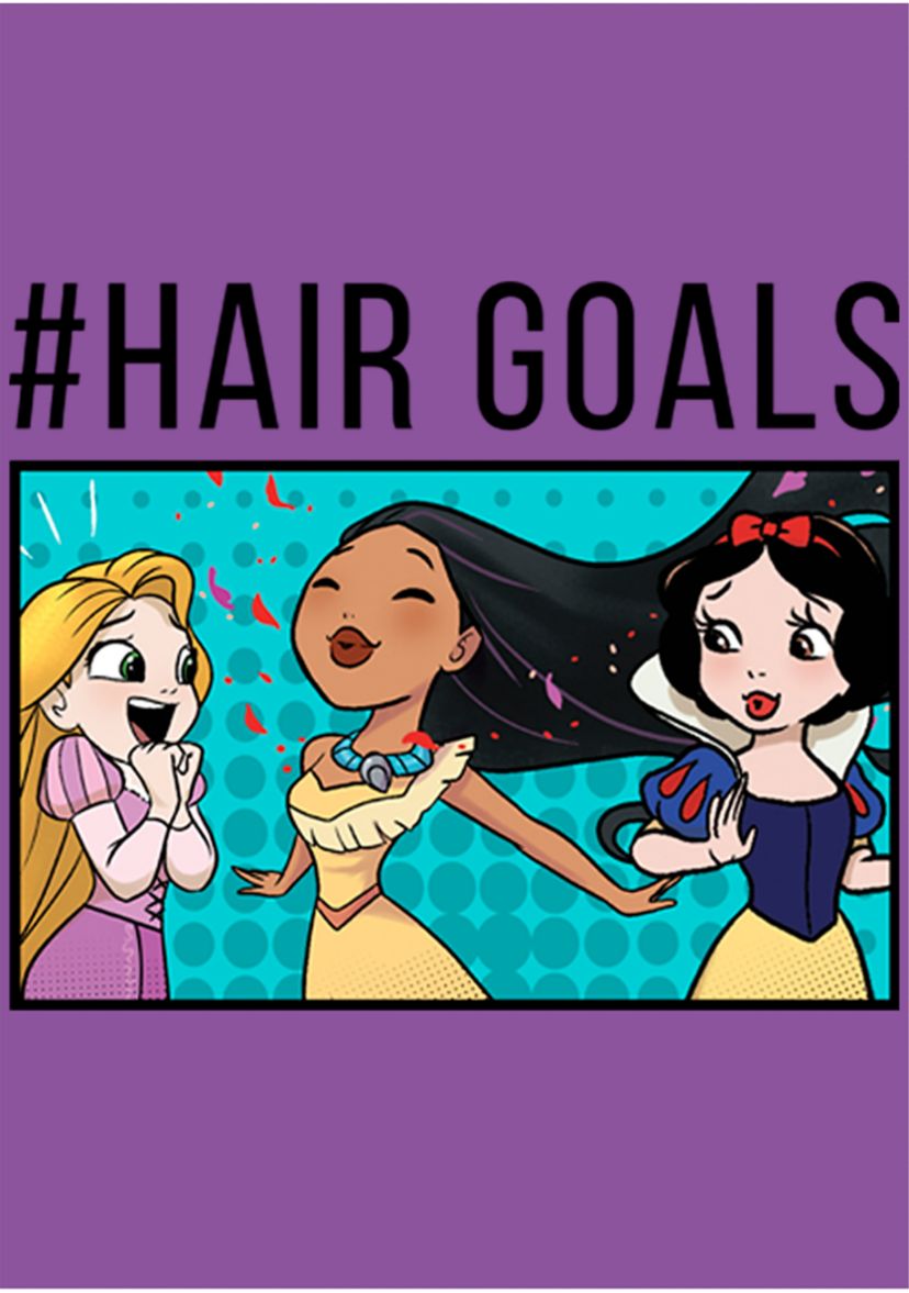 Girls 4-6x Hair Goals Comic Trio Graphic T-Shirt