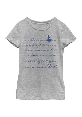 Disney Princess Girls 4-6x Airle Graphic T-Shirt
