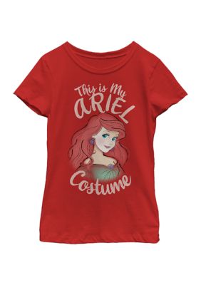 Disney Princess Girls 4 6x Ariel Costume Graphic T Shirt Belk