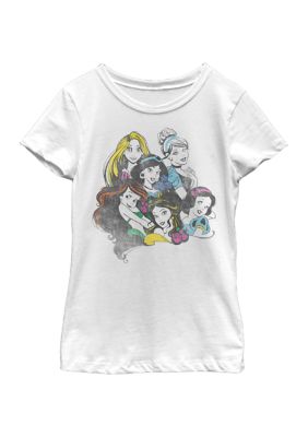 Disney Princess Girls 4-6x Princess Chillin Graphic T-Shirt