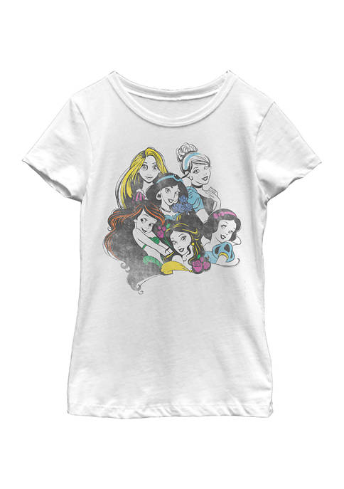 Disney® Princess Girls 4-6x Princess Chillin Graphic T-Shirt