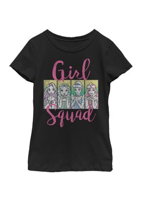 Disney Princess Girls 4-6x Girl Squad Graphic T-Shirt