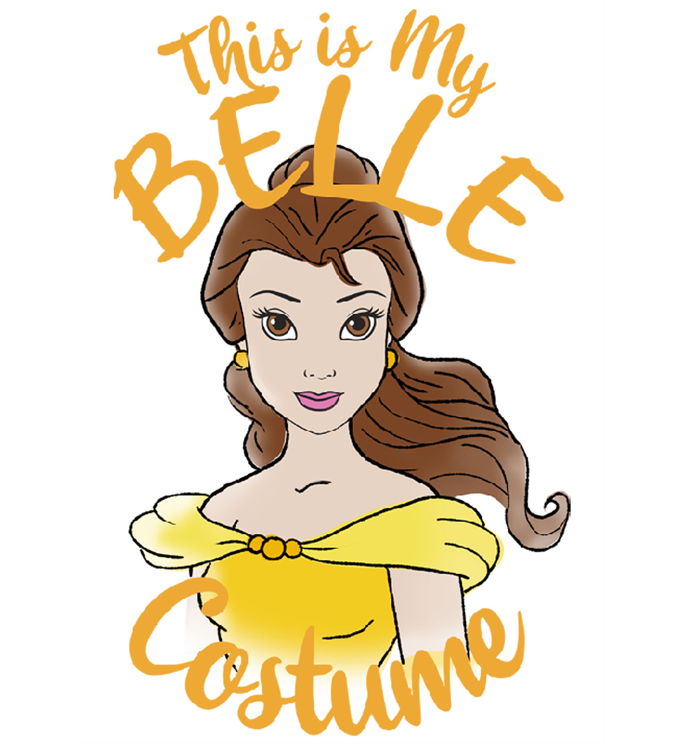 Girls 4-6x Belle Costume Graphic T-Shirt