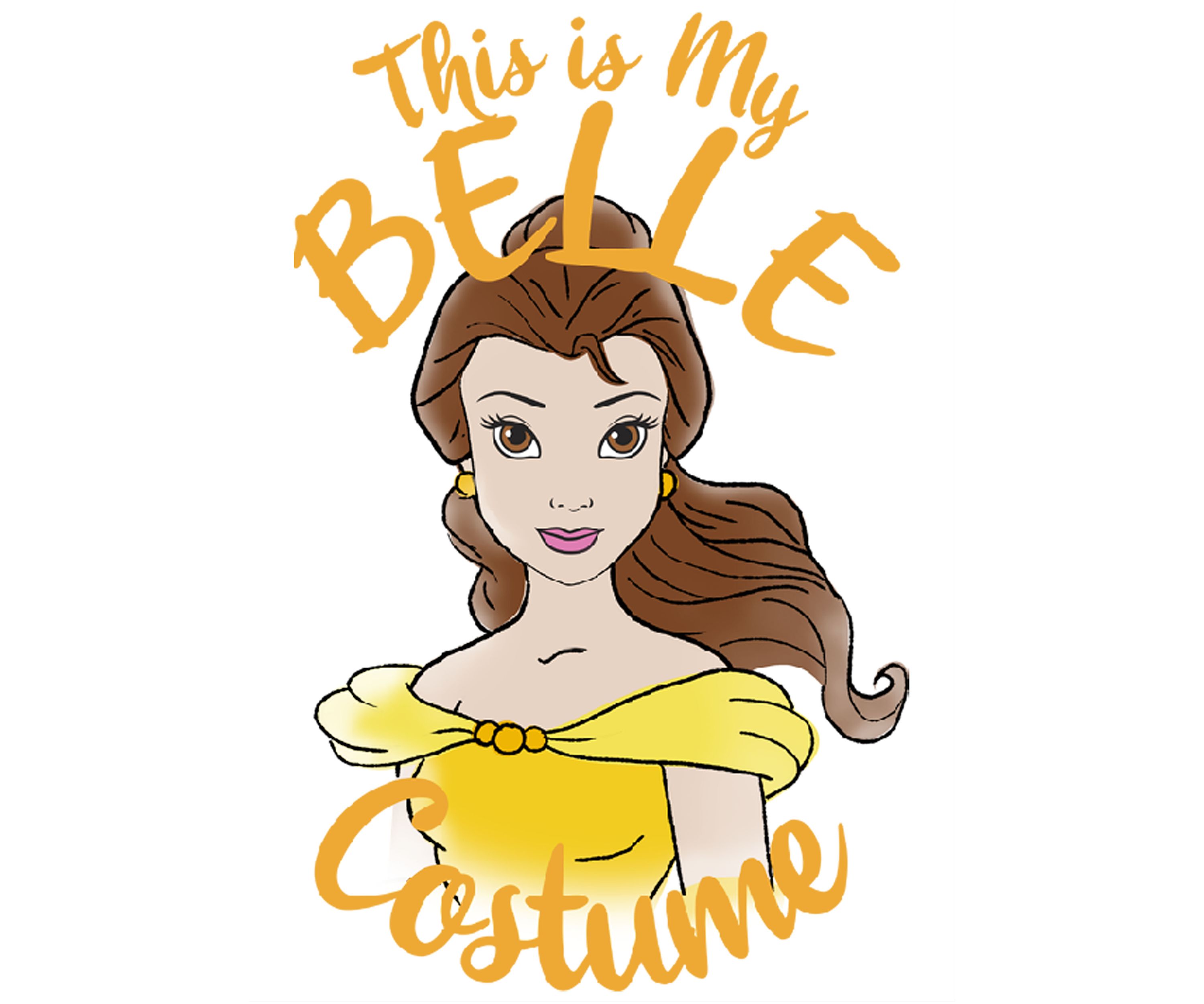 Girls 4-6x Belle Costume Graphic T-Shirt