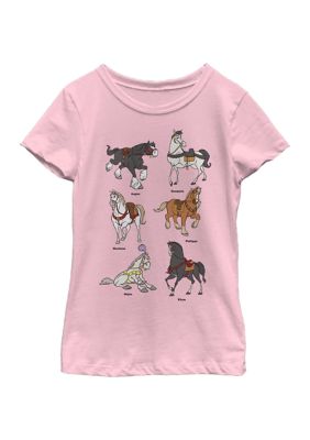 Disney Princess Girls 4-6x Disney Horses Graphic T-Shirt