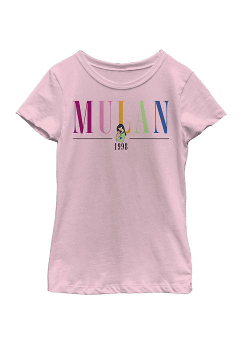 Girls 4-6x Mulan Title Graphic T-Shirt